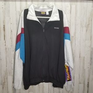 Vintage 90s Spalding Big Size 3X zip Sweat Jacket